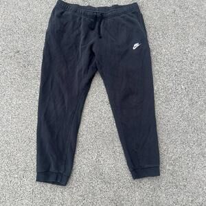 Nike Sweatpants Womens Size XL Black Pocket Elastic